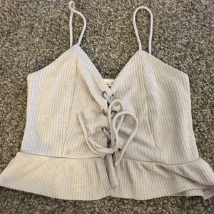 L.A. Hearts Lace Crop Top